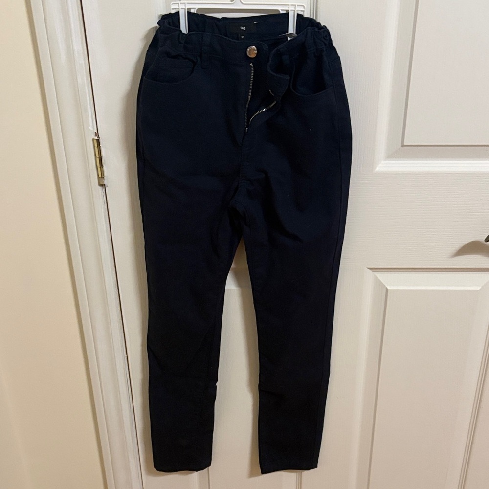 Tag High Rise Navy Girls Jeans